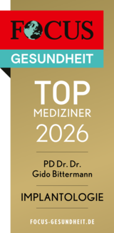 FOCUS-Top-Mediziner 2026, Implantologie, PD Dr. Dr. Gido Bittermann